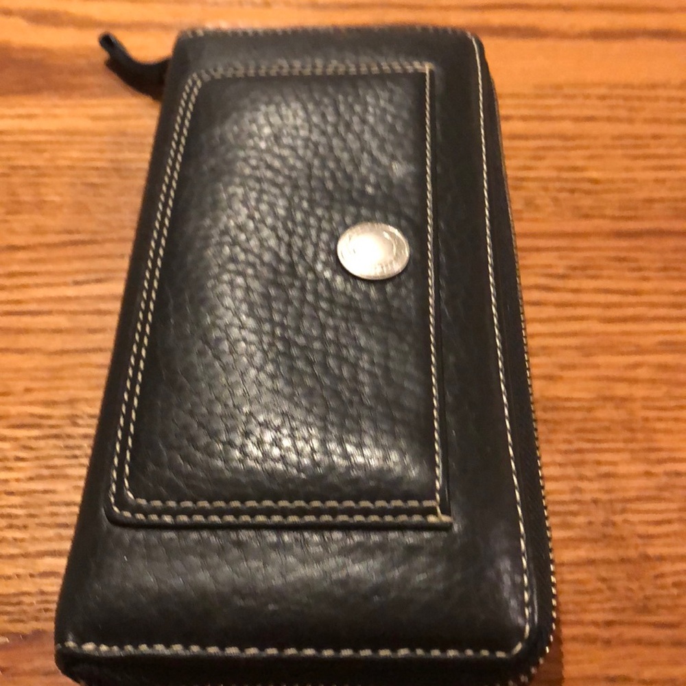 Coach checkbook wallet